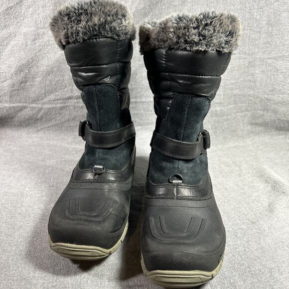 The North Face Boots Womens 6.5 Shellista Winter Insulated Pull On Black Warm - Picture 4 of 10